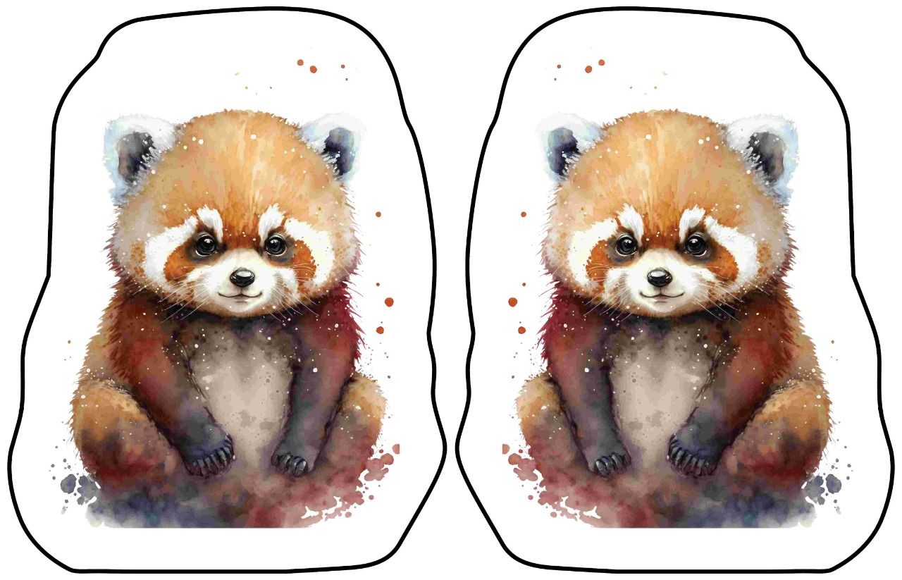 Figurine/coussin/peluche décorative (précommande voir calendrier) PEL0026 - panda  roux - Monsieurlapinoutoutdoux